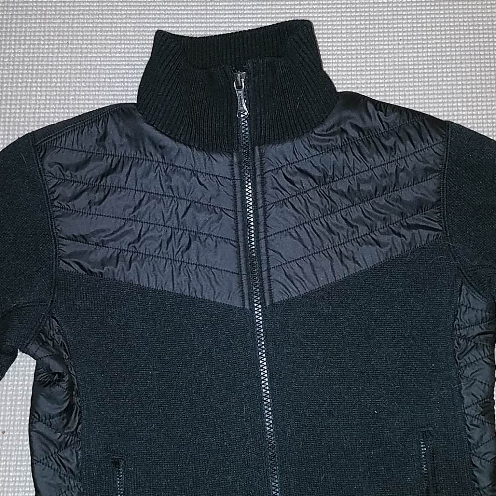 Black marmot zip up jacket